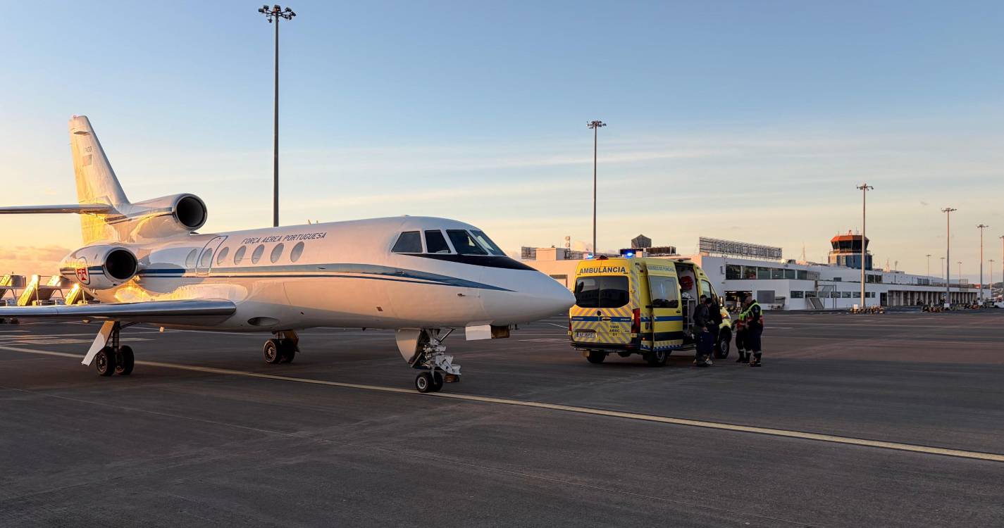 Força Aérea assegura evacuação médica entre a Madeira e o continente