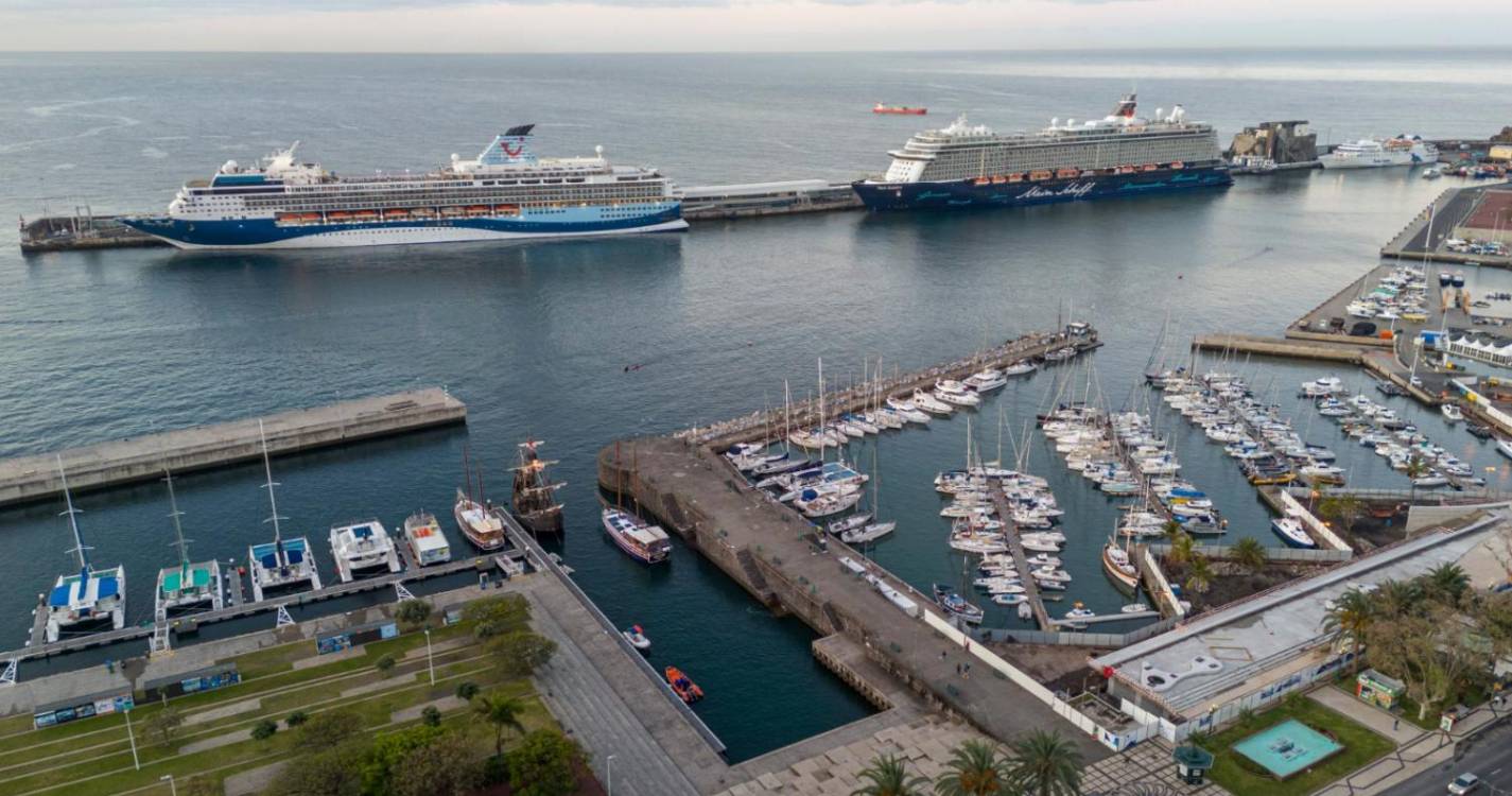 Marella Explorer e Mein Schiff3 hoje no Porto do Funchal