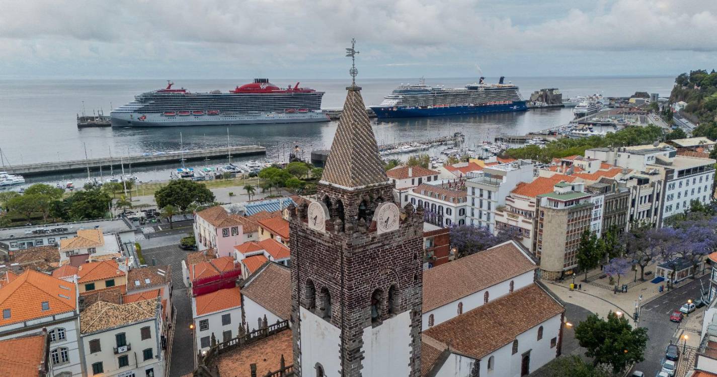 Três cruzeiros visitam a Madeira este domingo (com fotos)