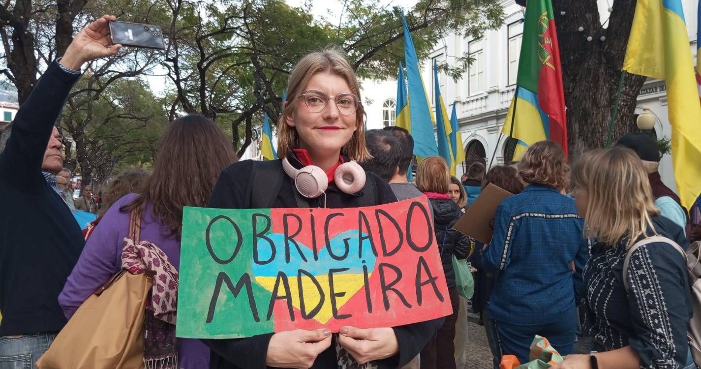 Ucrânia: Madeira promove ação de solidariedade no Funchal (com fotos)