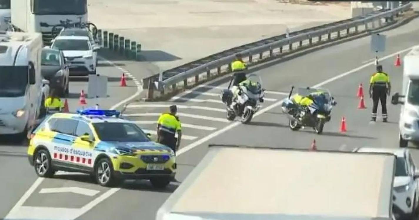 Polícia usou gás para dispersar apoiantes de Puigdemont em Barcelona