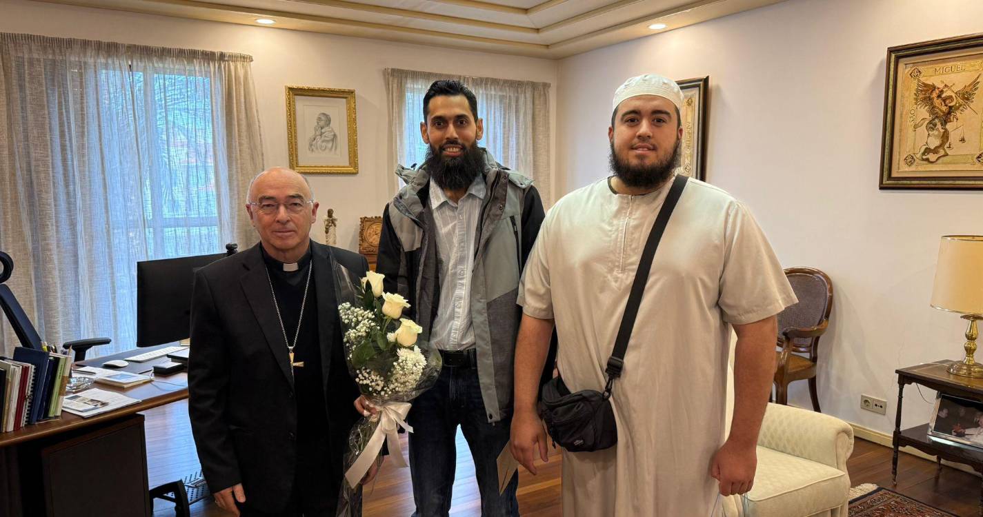 Dirigentes do Centro Cultural Islâmico recebidos pelo bispo da Diocese do Funchal