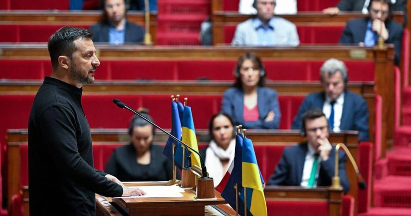 Ucrânia: “A Europa já não é um continente de paz”, diz Zelensky