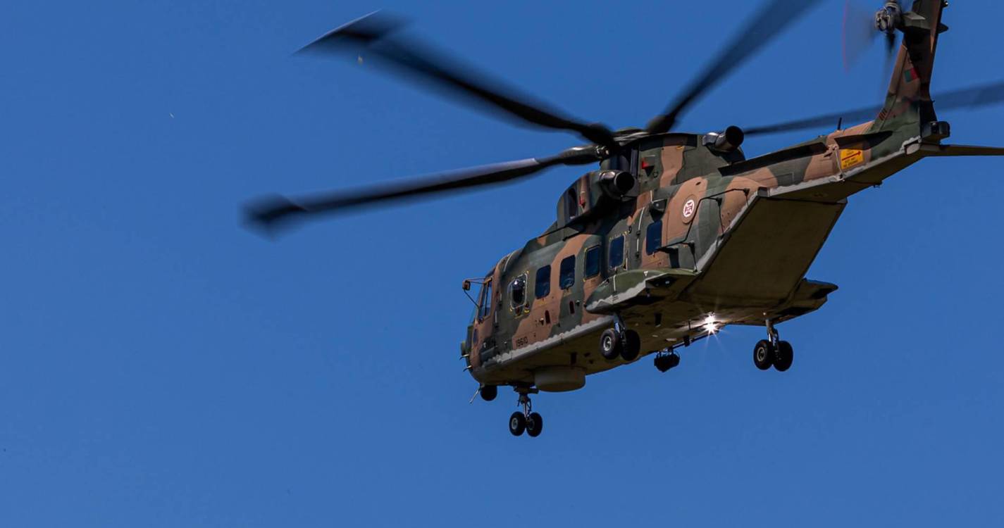 Coimbra: Quatro trabalhadores ficaram isolados nas cheias e foram resgatados pela Força Aérea