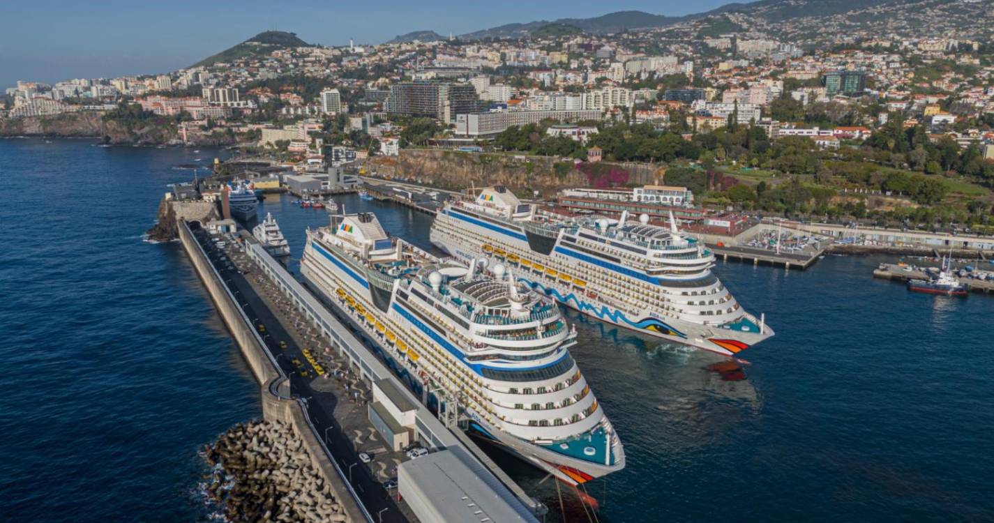 Navios ‘gémeos’ encontram-se no Porto do Funchal