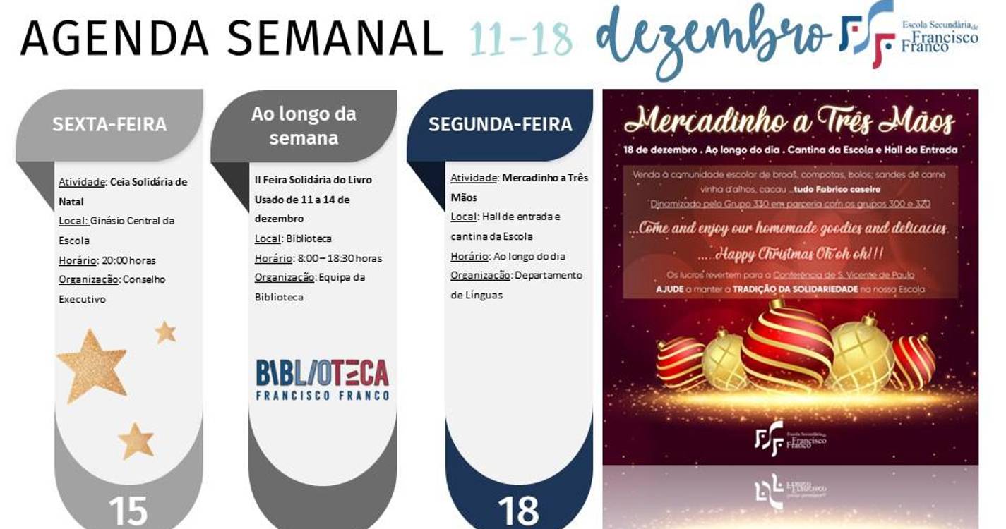 Francisco Franco com várias atividades ‘na manga’ esta semana