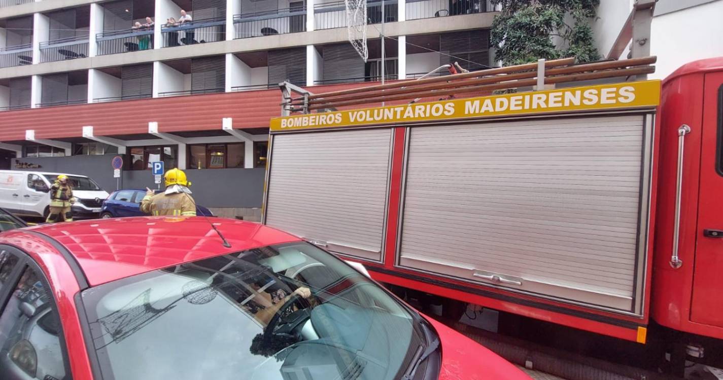 Falso alarme de incêndio no Funchal mobiliza bombeiros