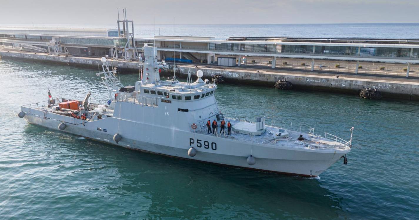NRP Tejo já chegou para iniciar missão no mar da Madeira