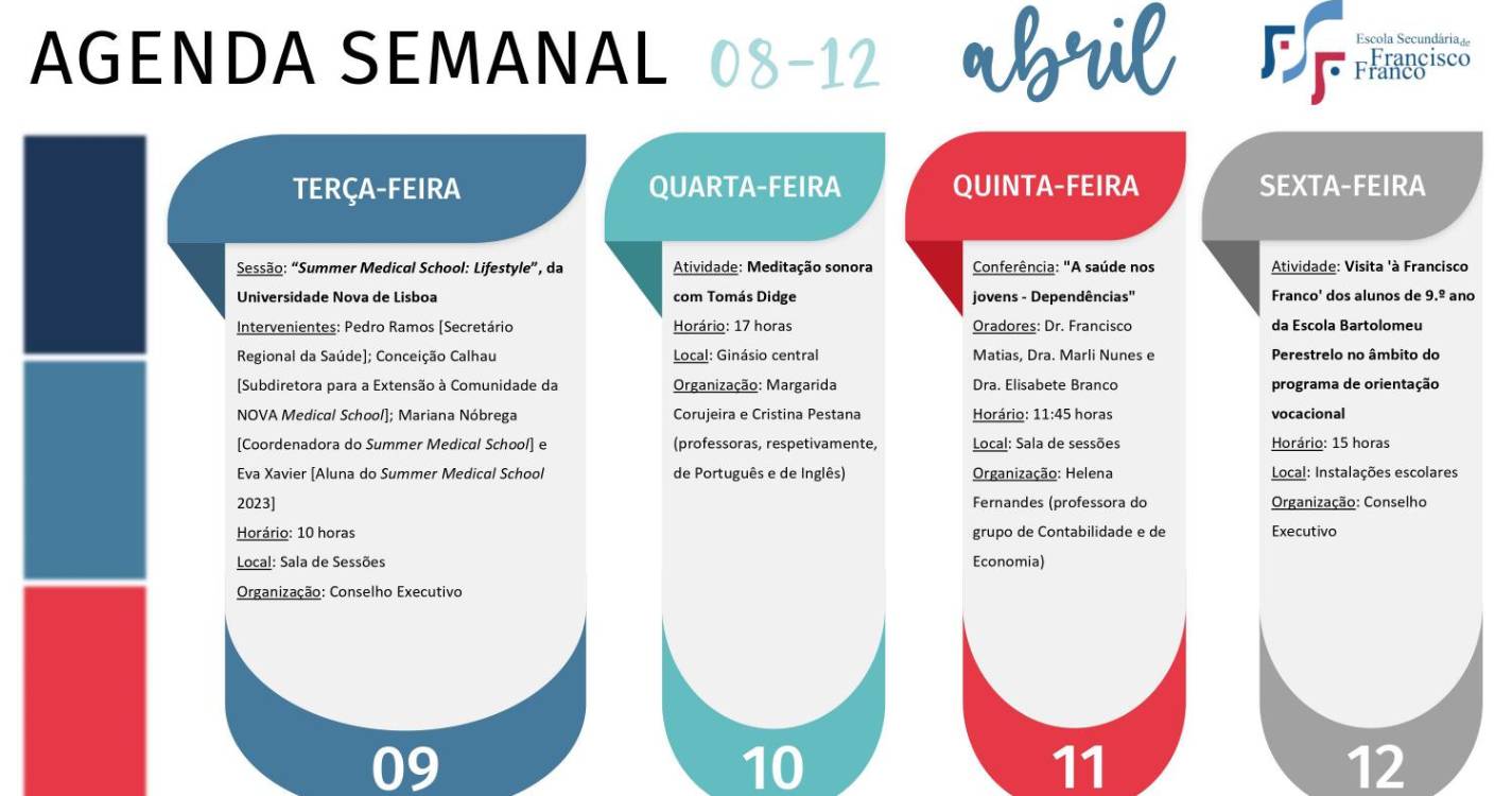 Francisco Franco com várias atividades esta semana