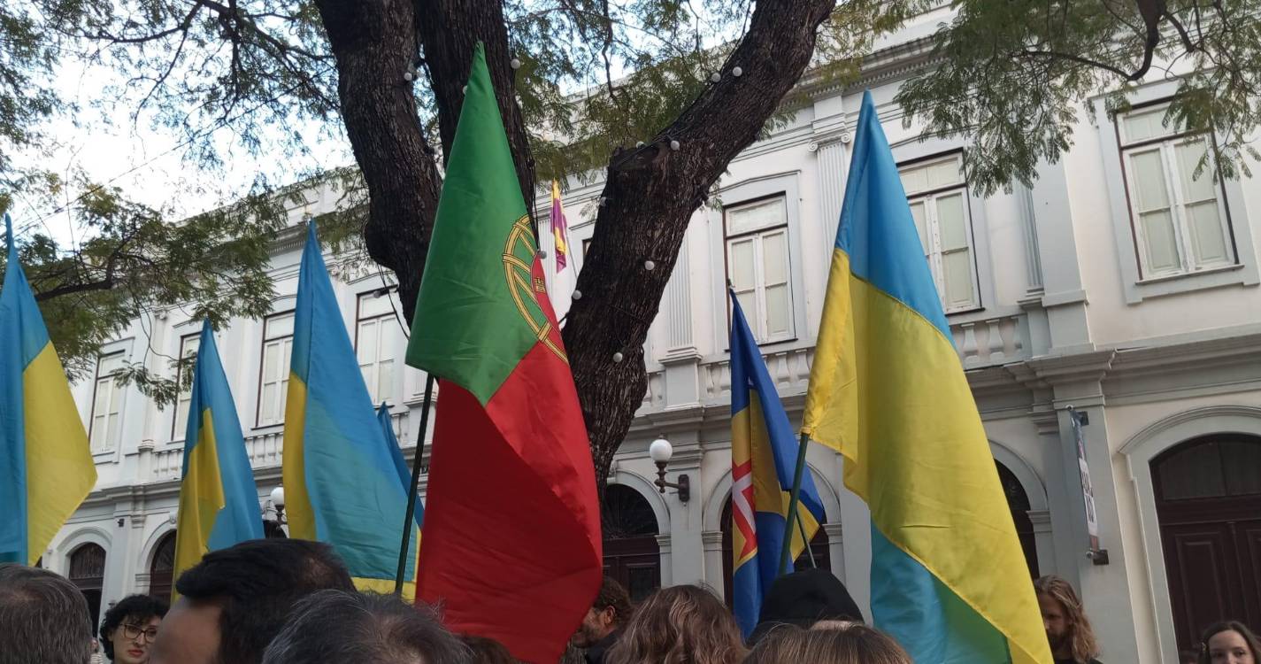 Ucrânia: Madeira promove ação de solidariedade no Funchal (com fotos)