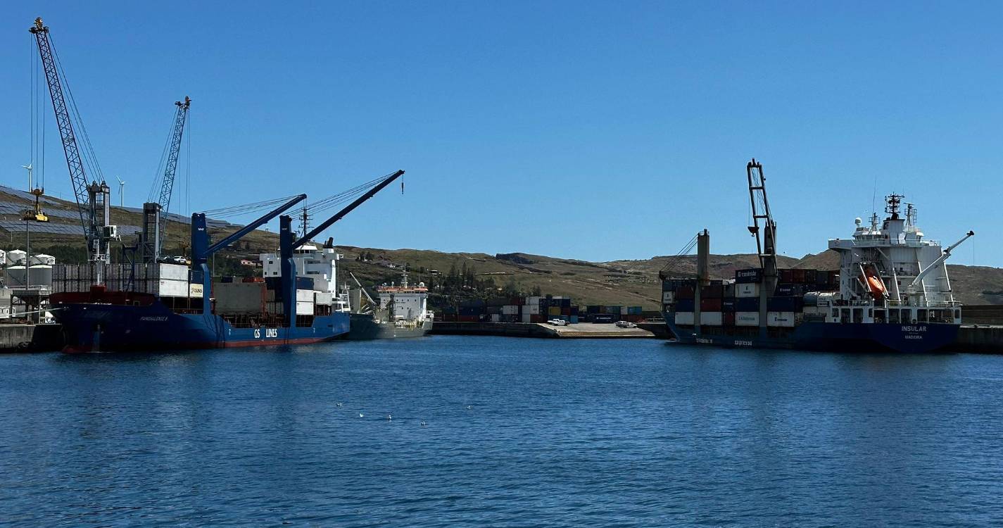 Portos da Madeira: Movimento de carga cresce 2,29% no primeiro trimestre