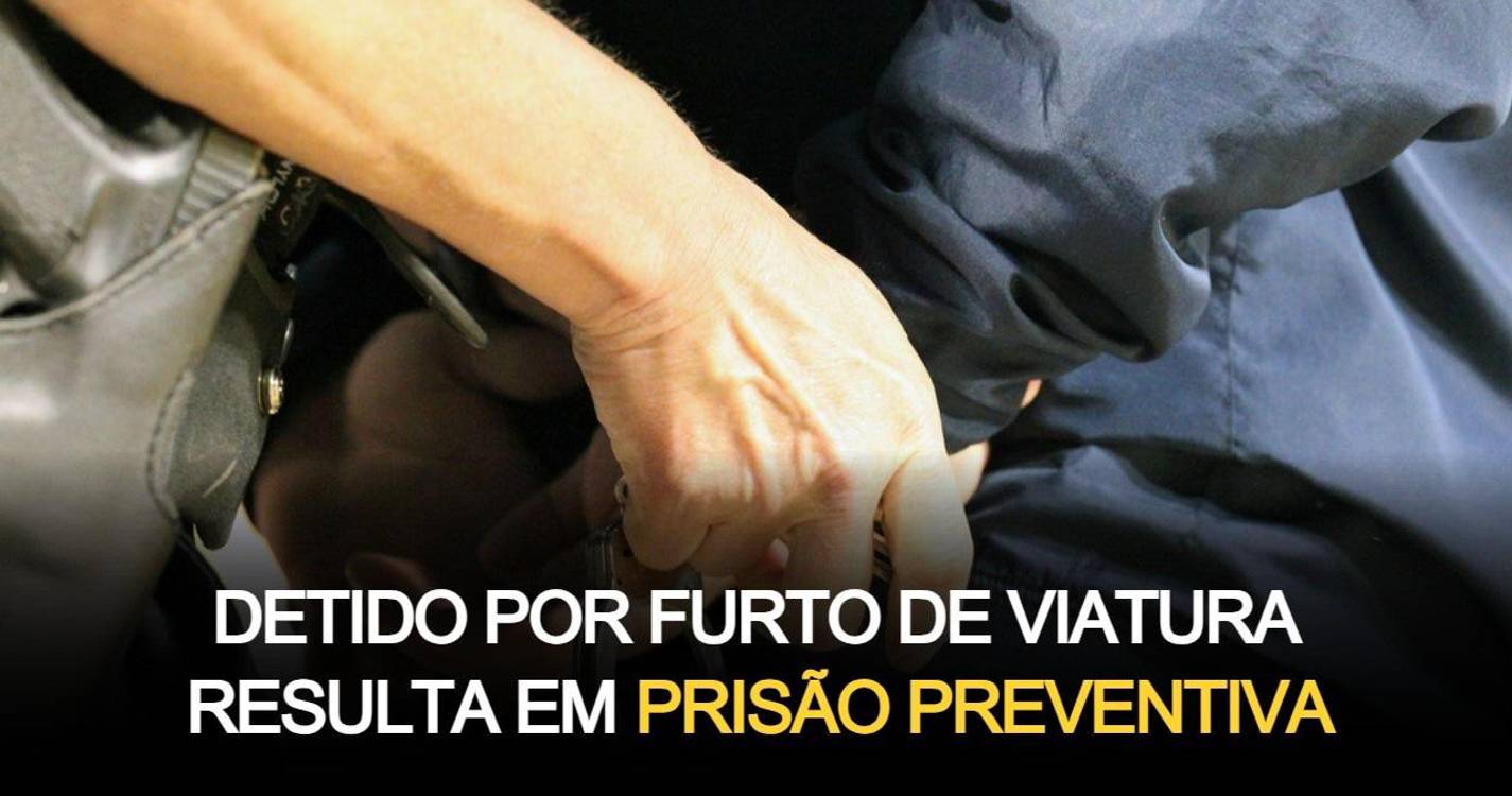 Homem fica em prisão preventiva após furto de viatura no Funchal