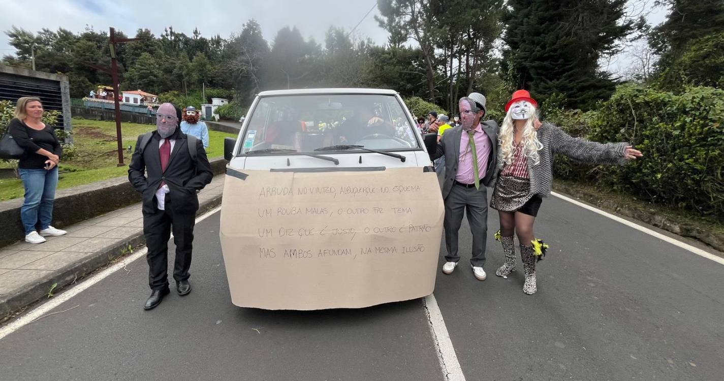 Chega e Miguel Arruda não escapam à sátira política na Festa dos Compadres (com fotos)