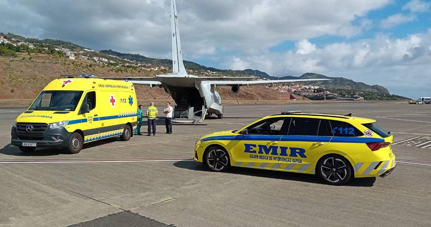 Quatro doentes transportados em urgência para a Madeira