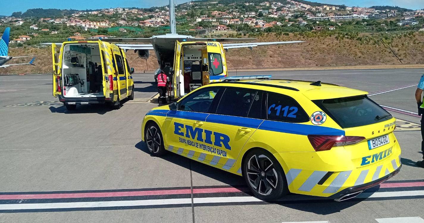 Equipa da Cruz Vermelha e EMIR salvam idoso no Funchal