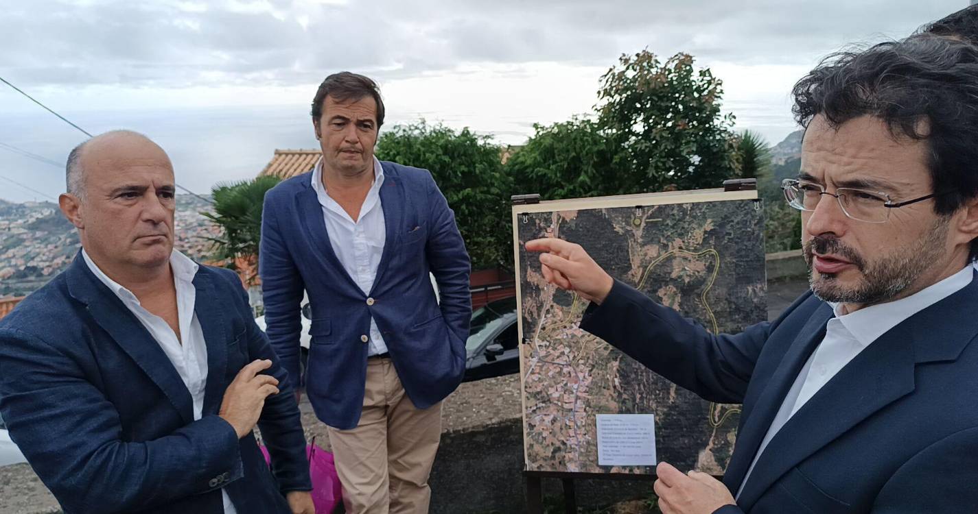 Nova via de acesso e segurança nas zonas altas de Santo António