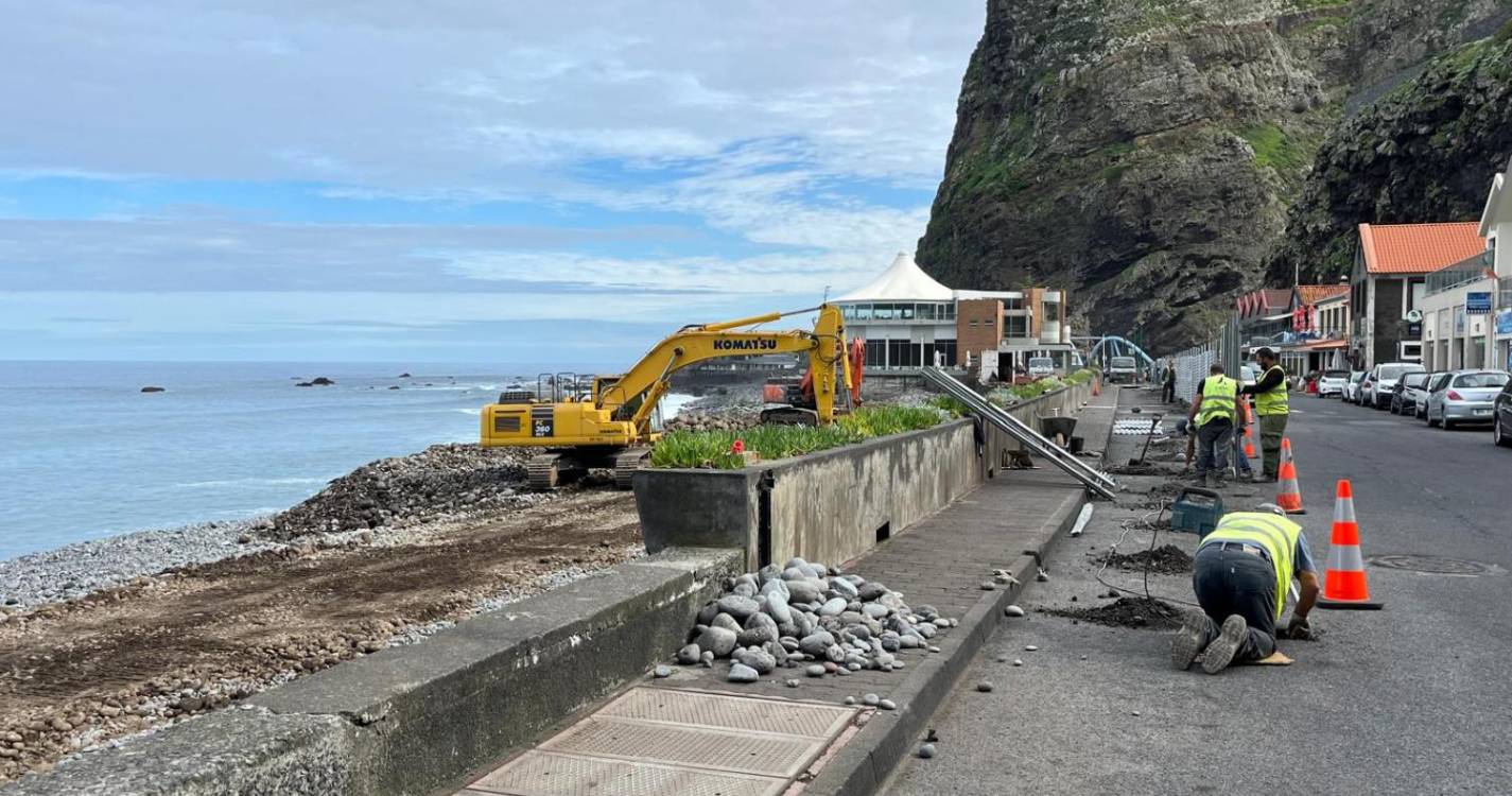 Obras da frente mar de São Vicente já estão no terreno