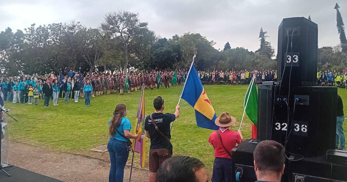 Escuteiros celebraram dia do fundador no Parque de Santa Catarina