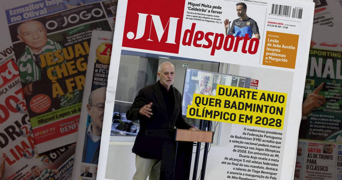 Duarte Anjo quer badminton olímpico em 2028