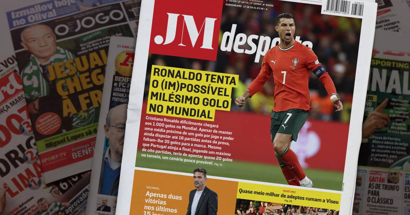 Ronaldo tenta o (im) possível milésimo golo no Mundial