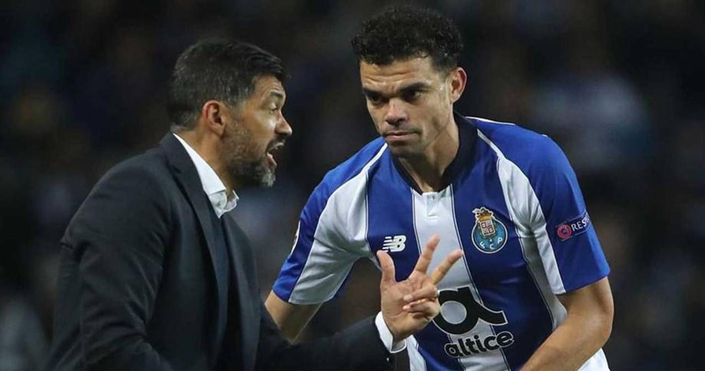 Pepe elogia Sérgio Conceição e diz que a “história não se apaga”