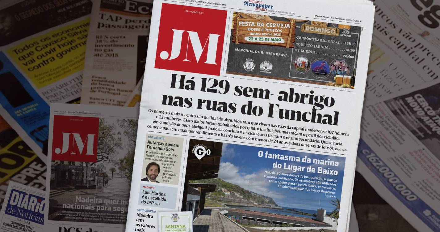 Há 129 sem-abrigo nas ruas do Funchal