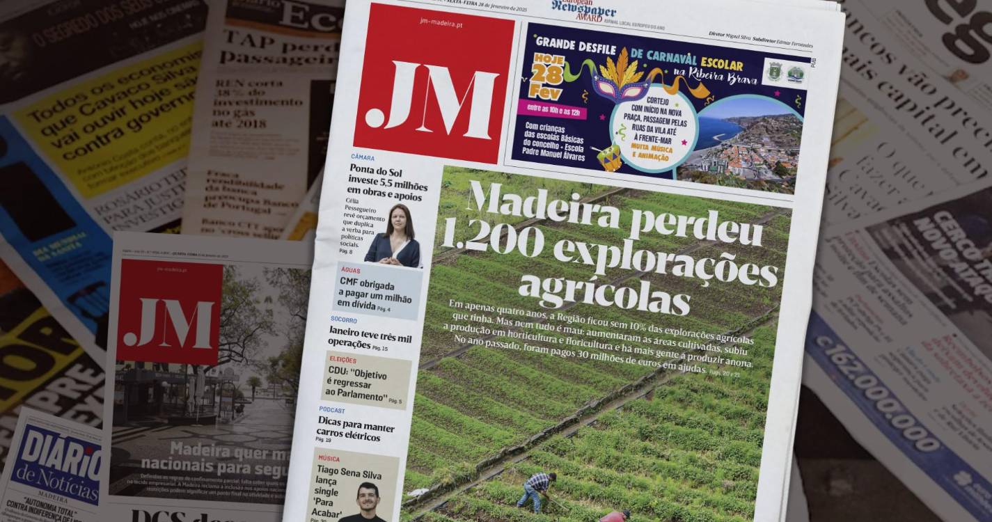 Madeira perdeu 1.200 explorações agrícolas