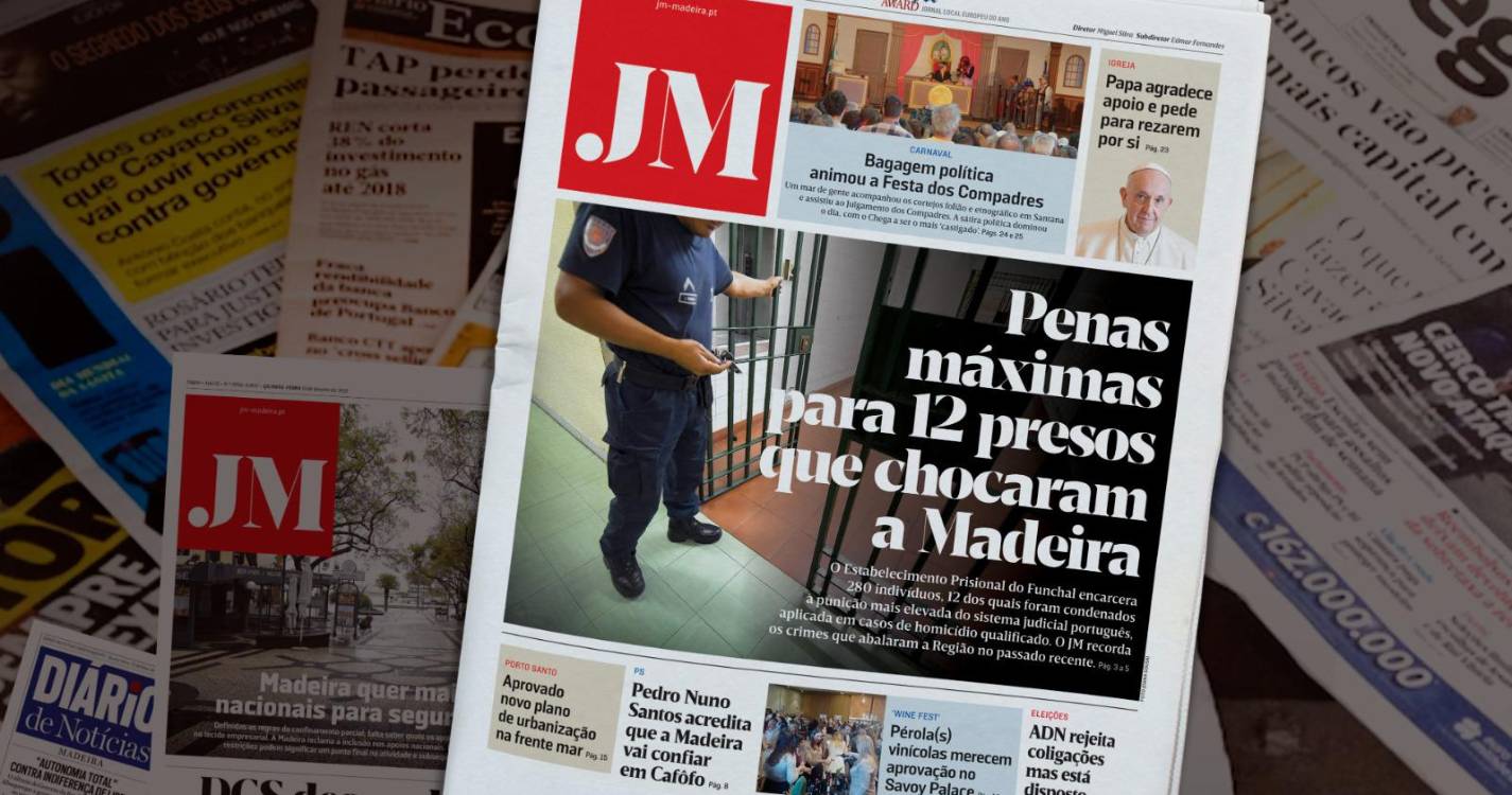 Penas máximas para 12 presos que chocaram a Madeira