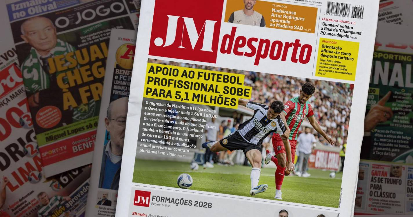 Apoio ao futebol profissional sobe para 5,1 milhões