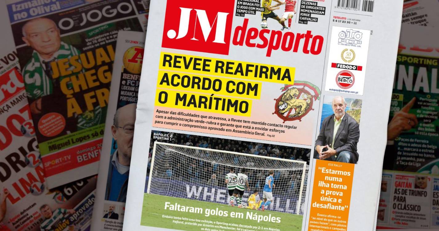 Revee reafirma acordo com o Marítimo