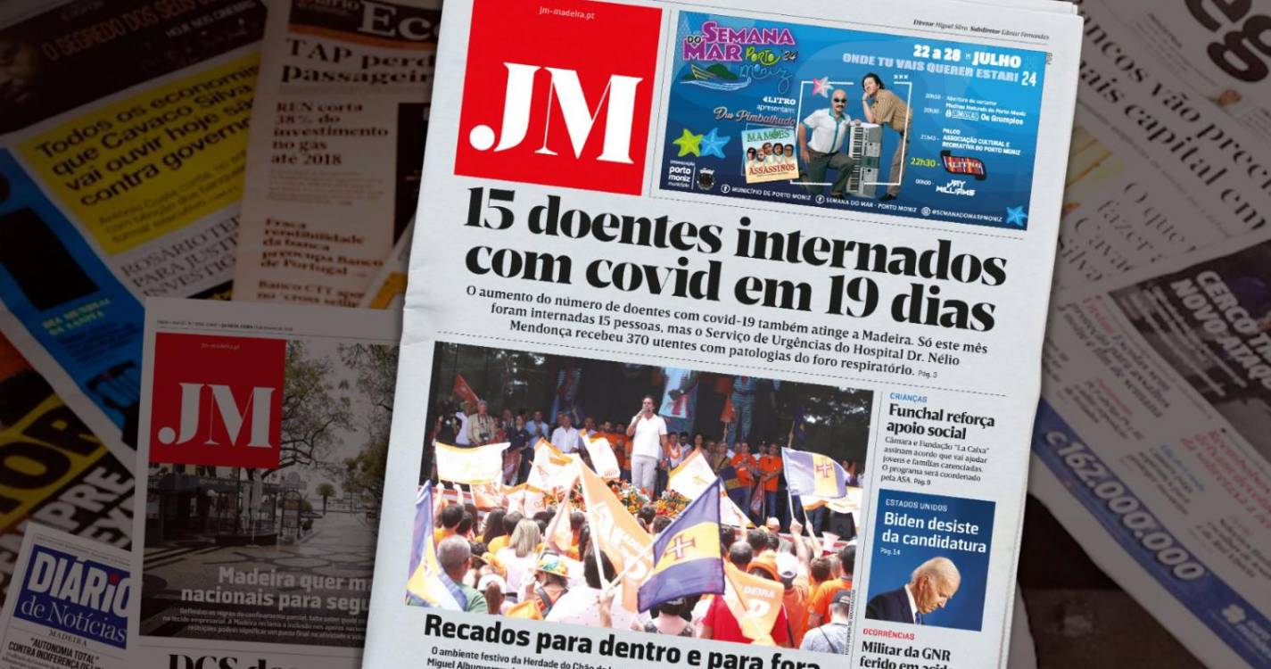 15 doentes internados com covid em 19 dias