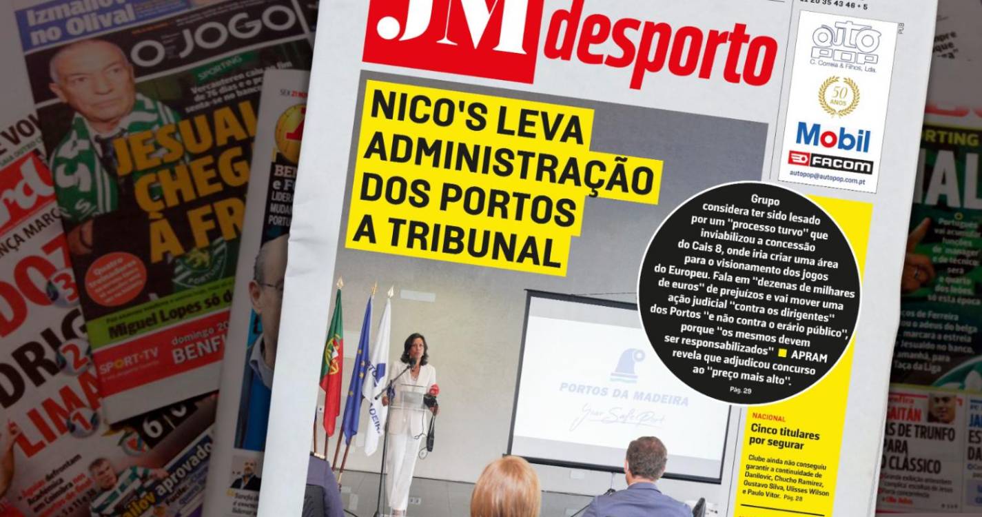 Nico’s leva administração dos Portos a tribunal