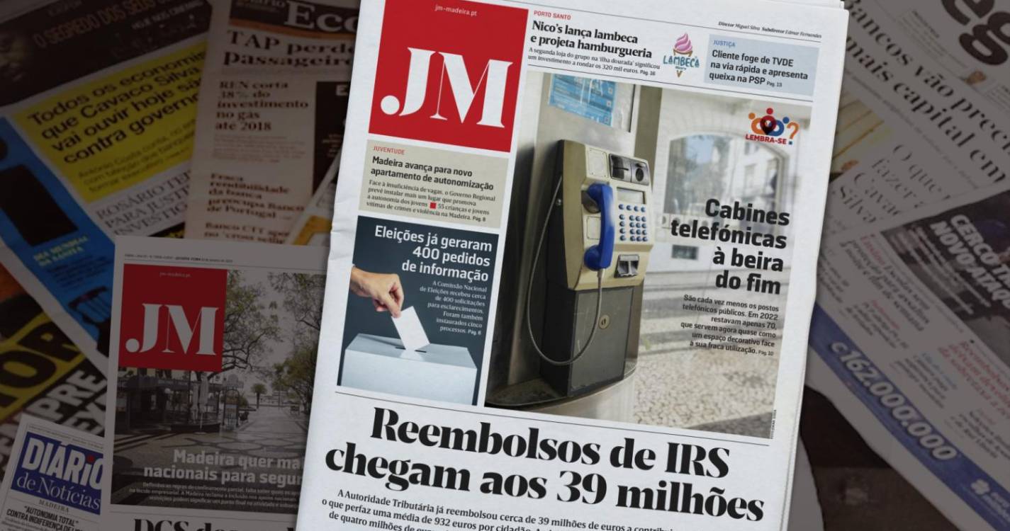 Reembolsos de IRS chegam aos 39 milhões