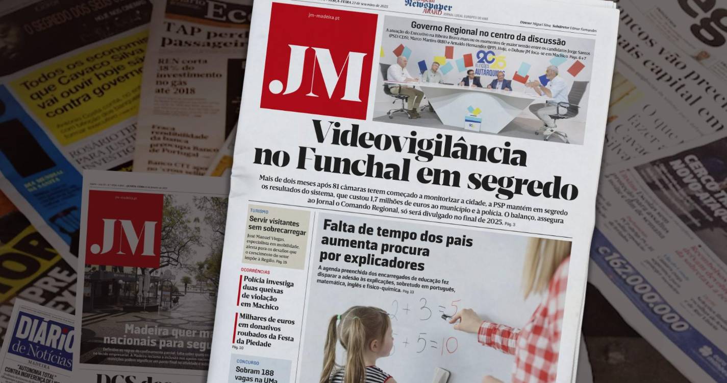 Videovigilância no Funchal em segredo