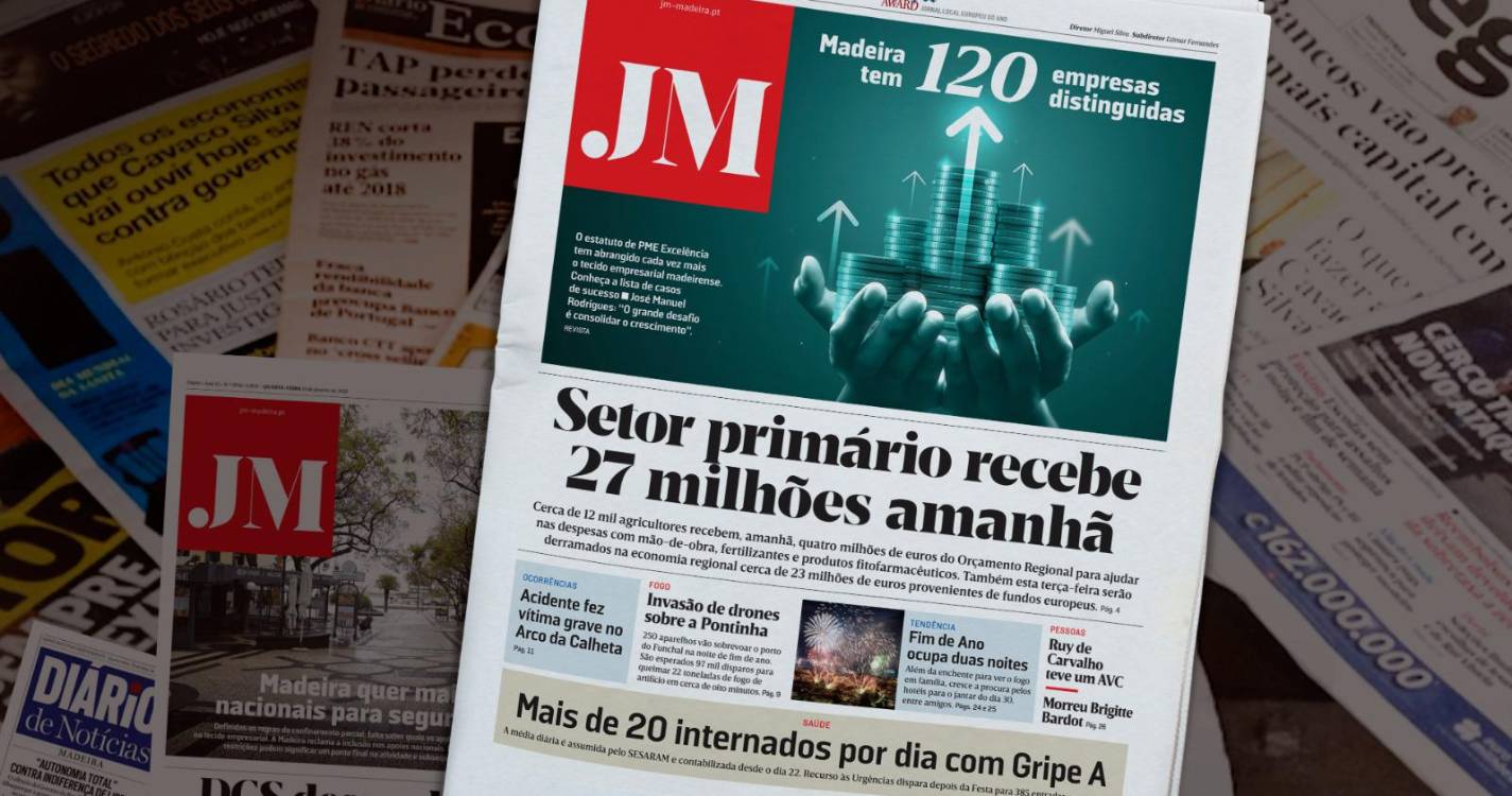 Setor primário recebe 27 milhões amanhã