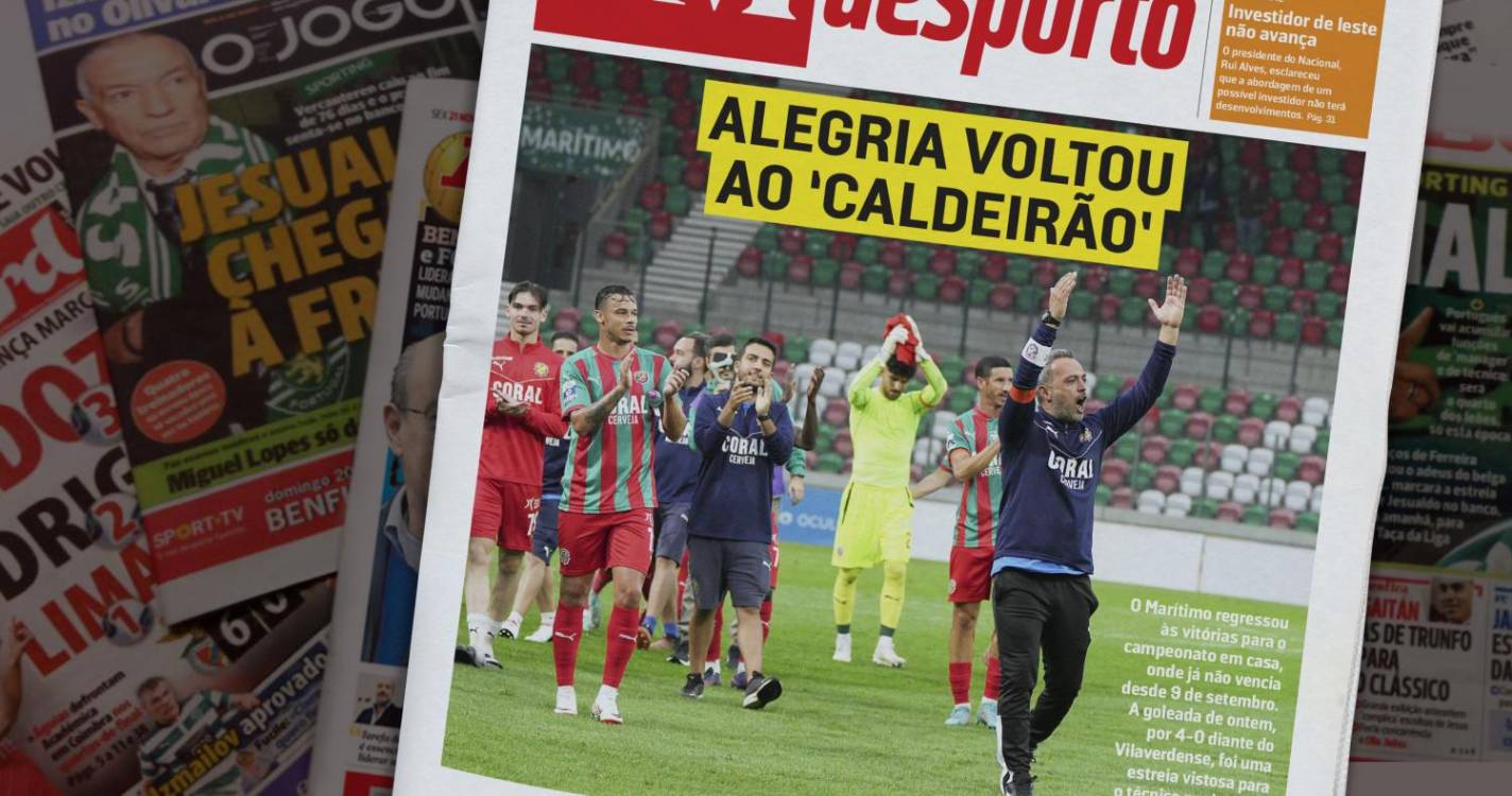 Alegria voltou ao ‘caldeirão’