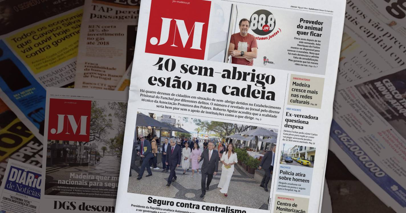 40 sem-abrigo estão na cadeia