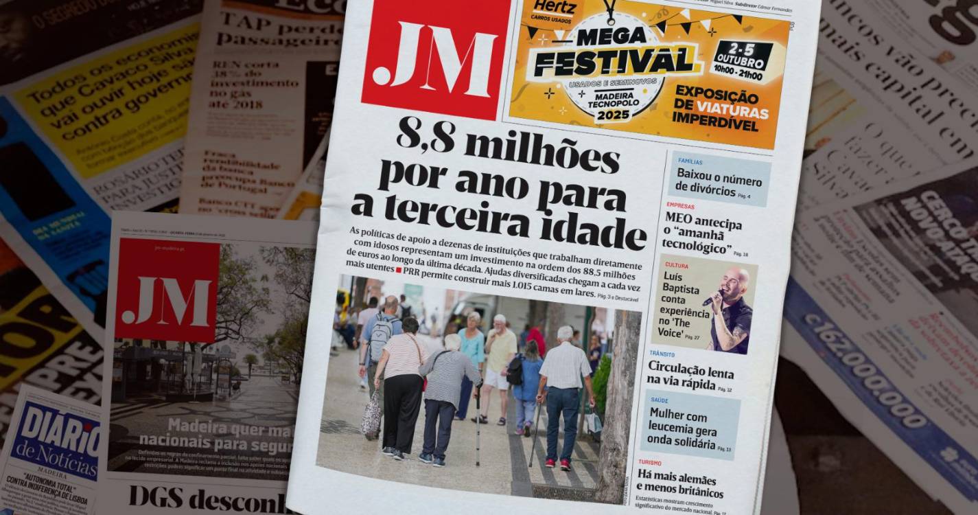 8,8 milhões por ano para a terceira idade