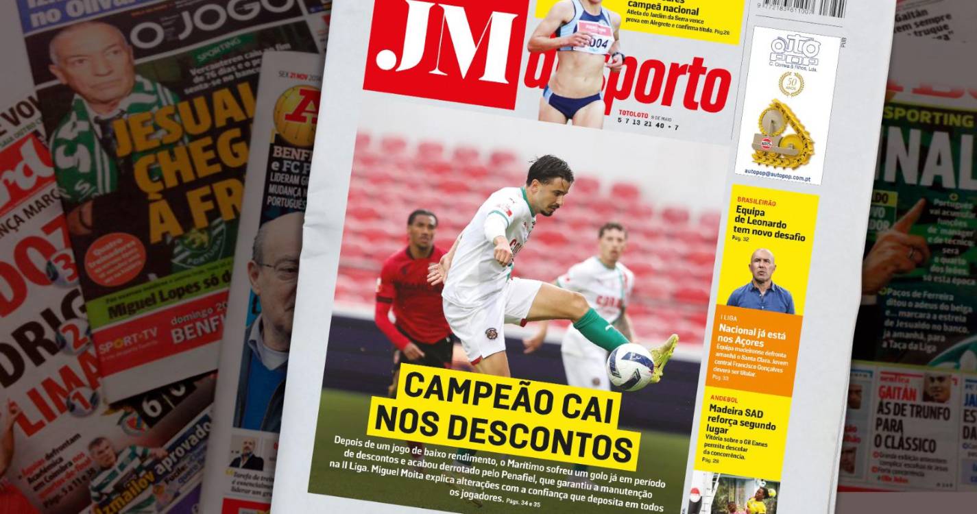 Campeão cai nos descontos