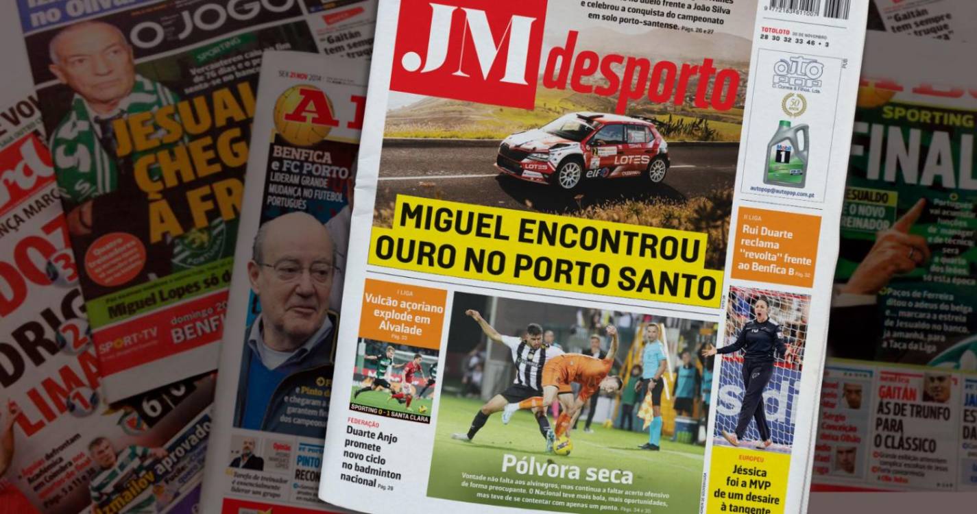 Miguel encontrou ouro no Porto Santo