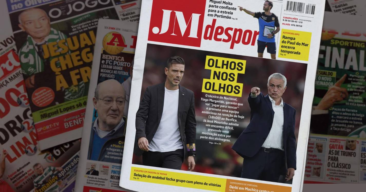 Nacional-Benfica: Olhos nos olhos