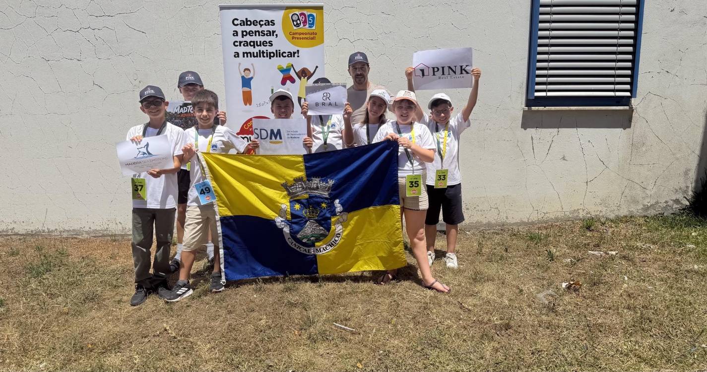 Alunos do Caniçal conquistam pódio no Campeonato Nacional de Cálculo Mental