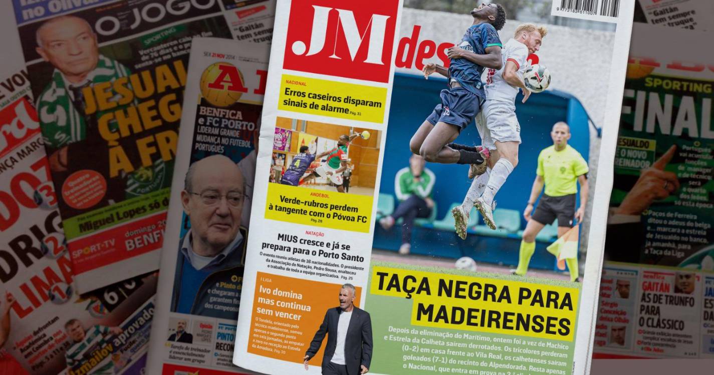 Taça negra para madeirenses