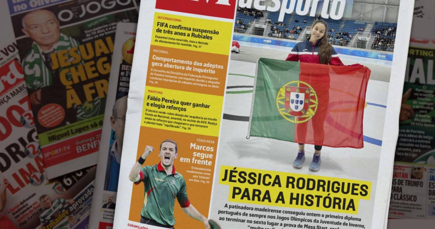 Patinadora madeirense Jéssica Rodrigues para a história