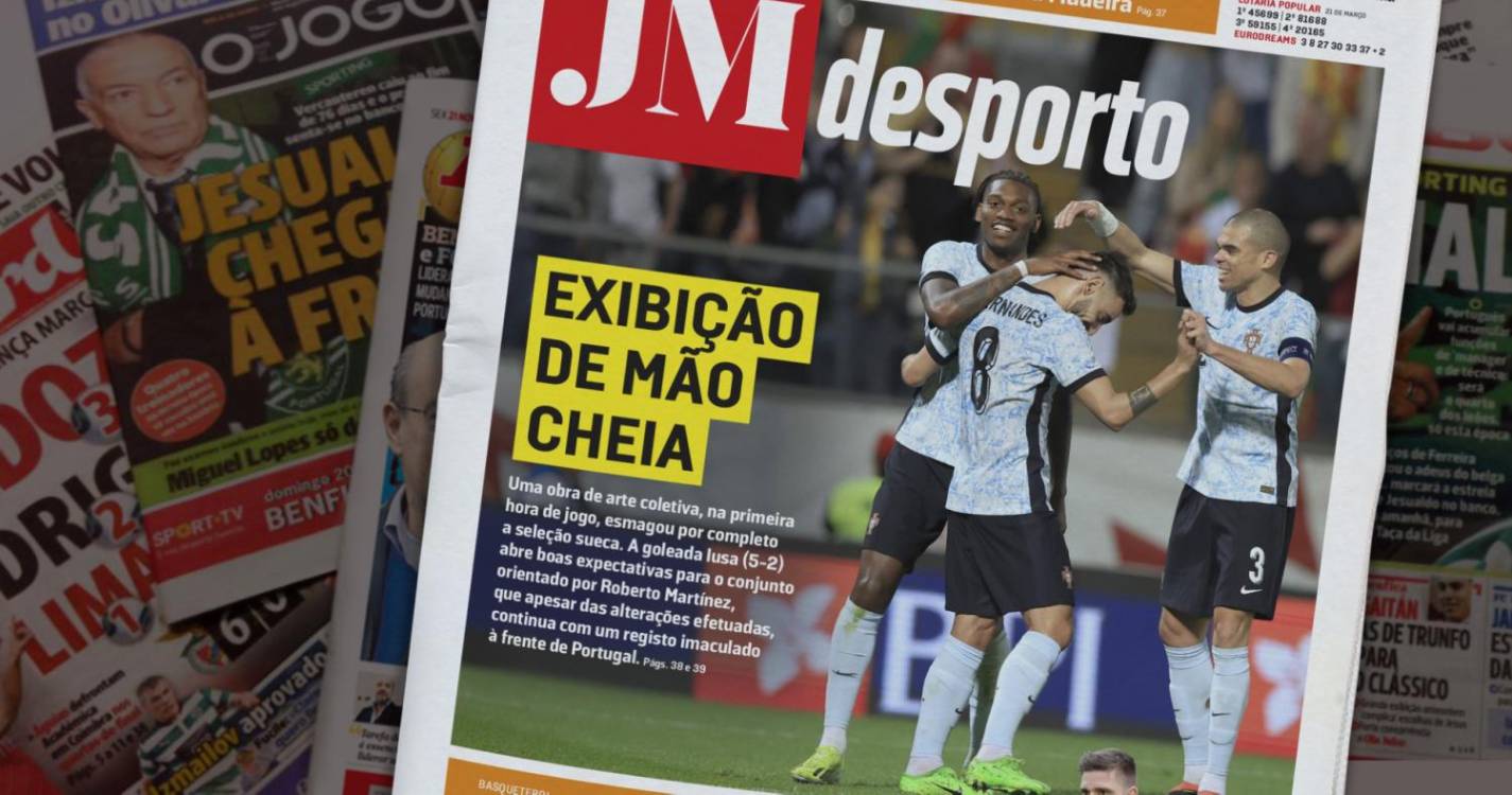 Portugal com exibição de mão cheia