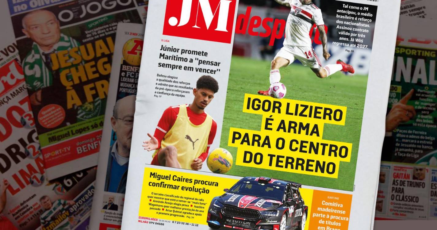 Nacional: Igor Liziero é arma para o centro do terreno