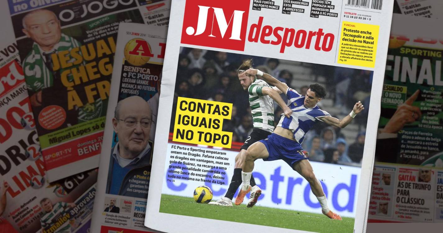 I Liga: Contas iguais no topo