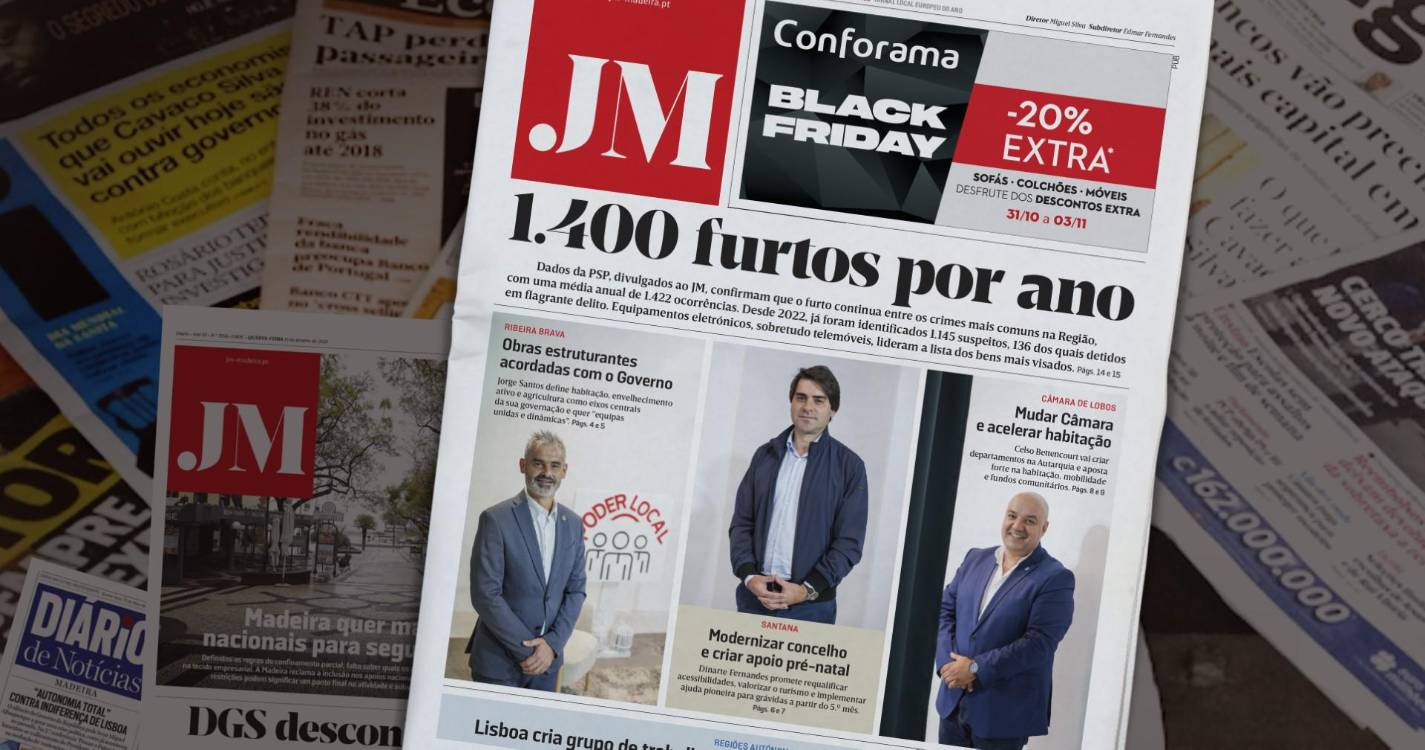 1.400 furtos por ano