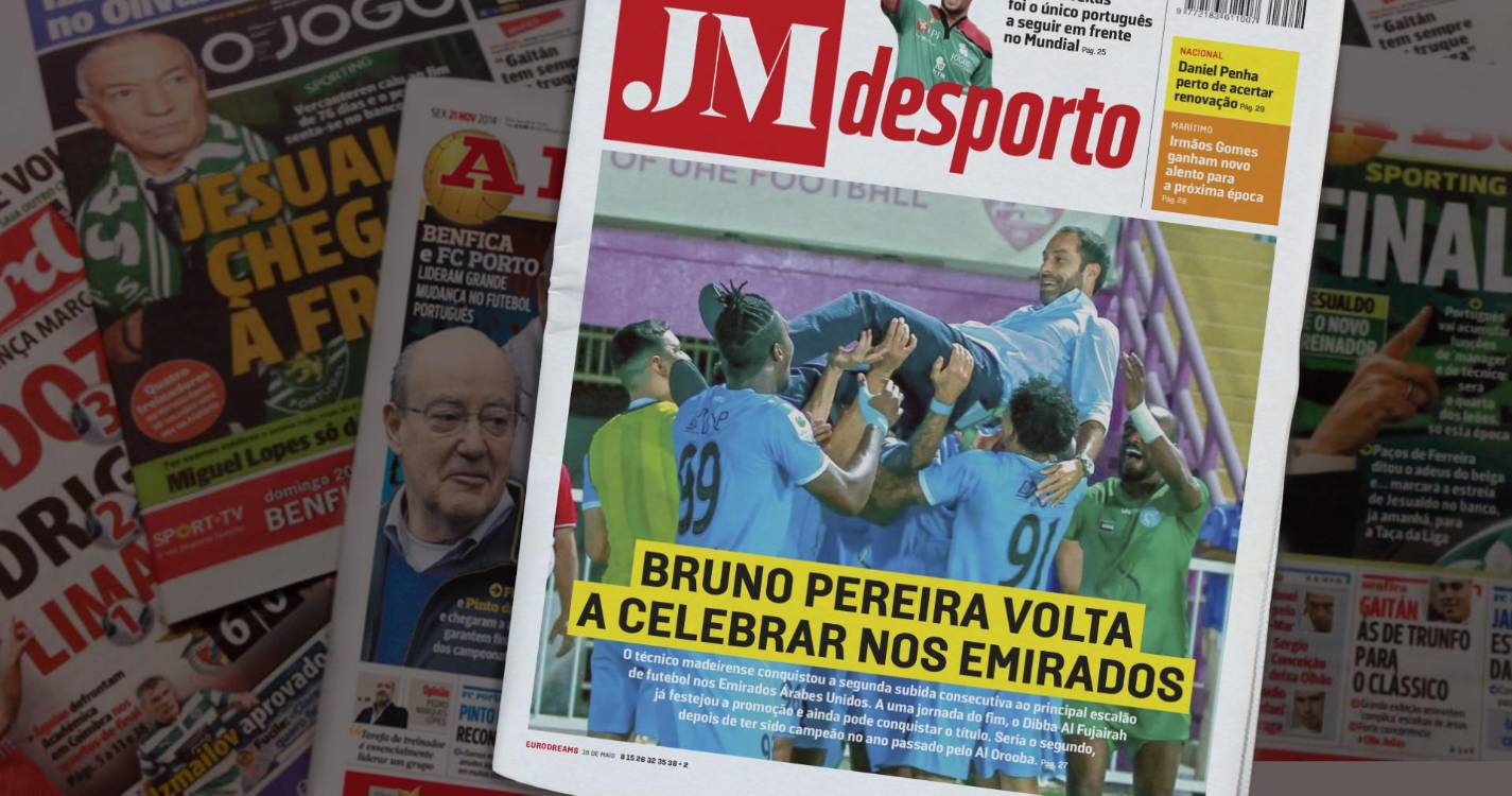 Bruno Pereira volta a celebrar nos Emirados