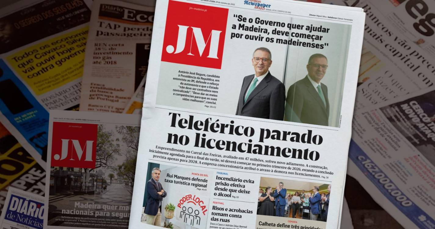 Teleférico parado no licenciamento